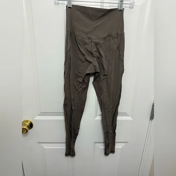 Aerie Offline Gray 7/8 Hi Rise Leggings Size Small Workout Yoga Athleisure - Picture 5 of 5